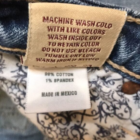 BigâStarâDistressed SkinnyâJeansâwithâContrastâStitching - Picture 12 of 16